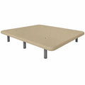 Base Tapizada Reforzada 3D con Alta Estabilidad y 6 Patas de Metal, 105x190 cm, Beige
