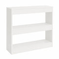 TALCUS Estantería de Libros Blanca, 80x30x72 cm, Moderna y Funcional