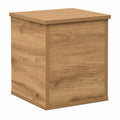 Caja de Almacenamiento de Roble 30x35x35 cm, Organizador Práctico y Compacto
